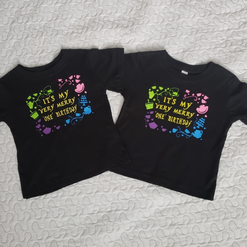 Custom Alice in Wonderland play on words tshirts